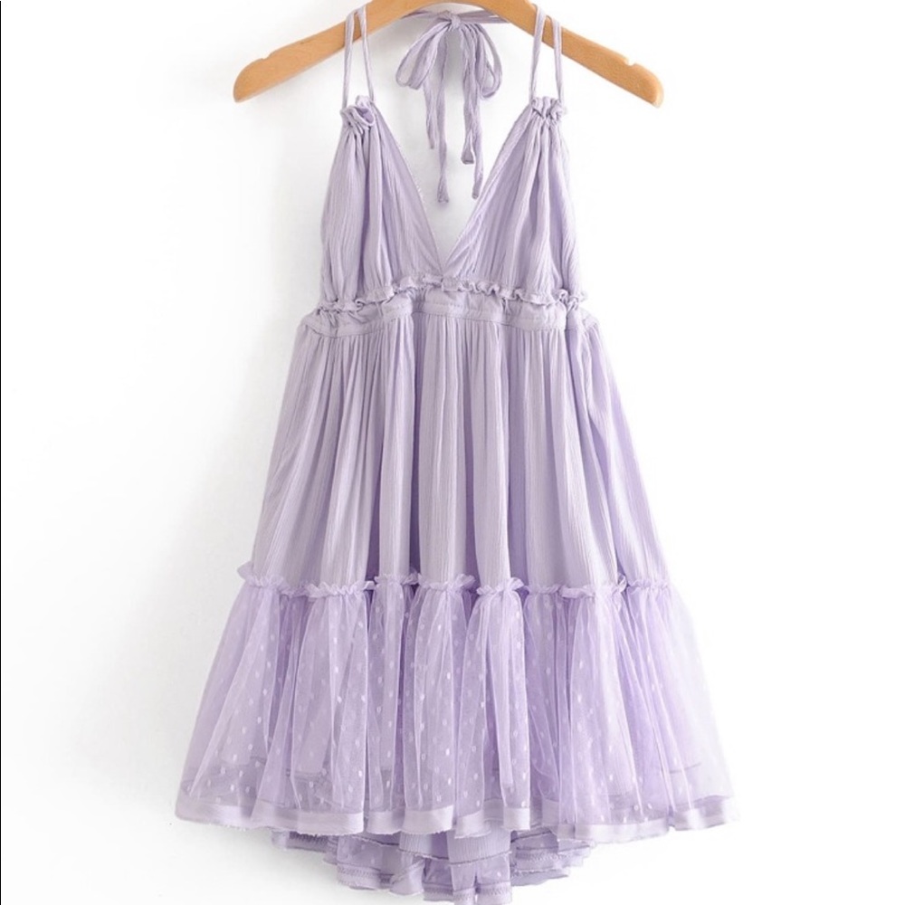 Purple sun dress